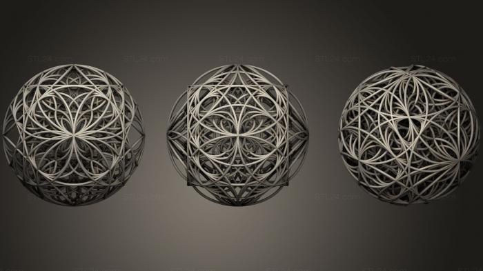 Geometric shapes (2x6d2x4dcube, SHPGM_0867) 3D models for cnc
